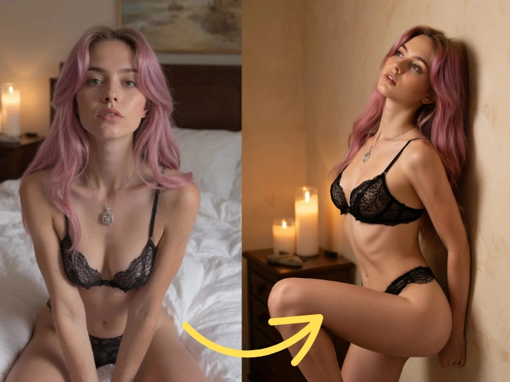 Was ist CharaxAis Charakter von Bild zu Bild?