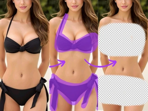 Создавайте художественные эффекты снятия одежды с искусственным интеллектом в обнаженном виде